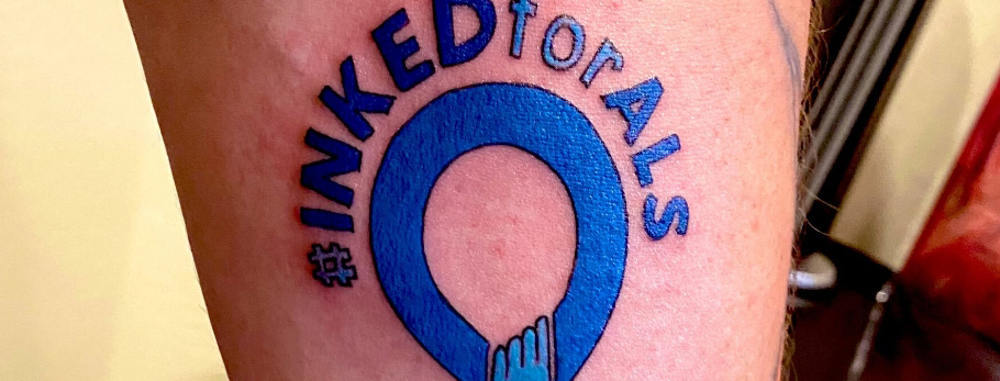Image of Dan’s INKED for ALS tattoo
